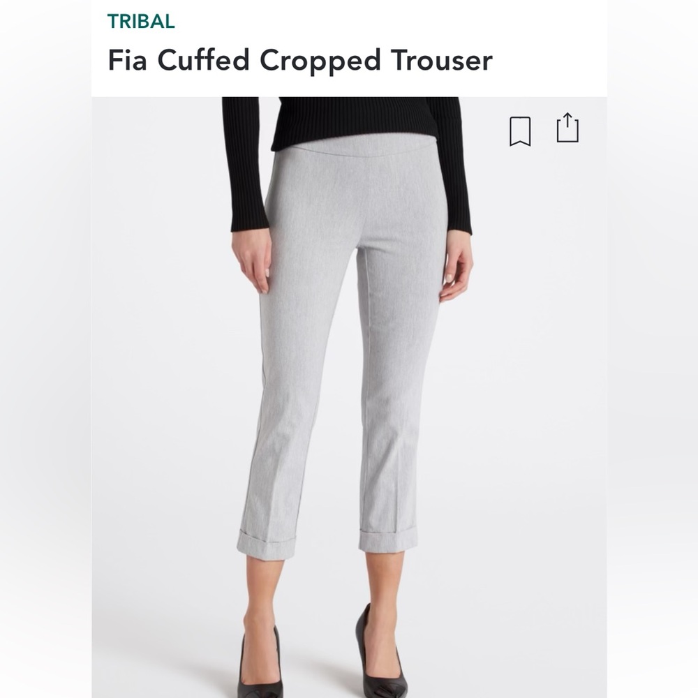 Tribal Fia Cuffed Cropped Trouser